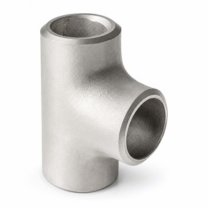 Raccord en T sans soudure en acier inoxydable 304L DN20 ANSI ASME B16.9 SCH10 de 3/4 pouce, raccord en T égal sans soudure à 3 voies - Product Image 2