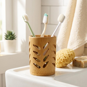 Soporte moderno para cepillos de dientes para baño, organizador de almacenamiento de cepillos de dientes para encimera, soporte para cepillos de dientes para lavabo de baño y hogar - Product Image 3