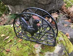 Porta Servilletas de Metal Negro Estilo Vintage / Clasificador de Cartas o Correo (Decoración Rústica, Campestre, Estilo Granja) - Product Image 2