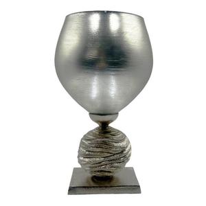 Vase à fleurs moderne pour salon et chambre, technique de moulage à la main, en aluminium, design personnalisable, fournitures pour événements - Product Image 3