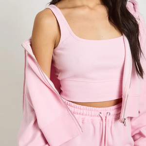 Conjunto Deportivo de 2 Piezas para Mujer, Diseño 2026, Sudadera con Capucha y Pantalones Cortos, Corte Holgado, Informal, para Fitness - Product Image 3