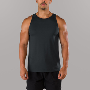 OEM Custom 100% Polyester Quick Dry Slim Fit Tank Tops Running Gym Sports <b>Vest</b> Heat Transfer Print <b>Men</b> Sublimation Singlets - Product Image 3
