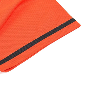 Camiseta de Béisbol Naranja de Moda, Manga Corta, Cierre de Botones, Color Sólido, Transpirable, de Poliéster, Ropa Deportiva para Adultos - Product Image 3