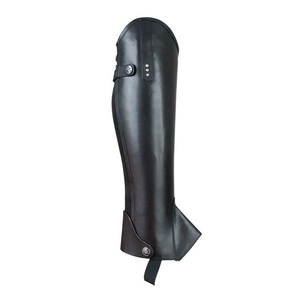Custom Design High Quality Material Leather Amara Suede Outdoor Sports Racing <b>Half</b> <b>Chaps</b> for Equestrian Riding - Product Image 3