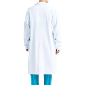 Blouse de laboratoire médicale pour homme, dernière collection, design simple, logo et taille personnalisés, haute qualité, 100% coton, usage hospitalier - Product Image 2