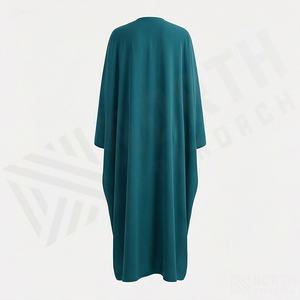 Vestido Islámico Bisht Abaya, Modesto, Simple y Recto para Mujer, para Bodas y Fiestas, Servicio OEM, Poliéster, Fabricante Mayorista - Product Image 2