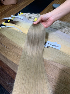 Cabello Humano Vietnamita Nasa Hair Andy Super Double Drawn, a Granel, 20-30 Pulgadas, Color Beige Claro Marrón, 1 kg - Product Image 5