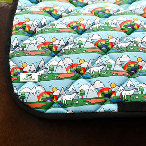 Tapis de selle pour chevaux de haute qualité, sublimation, excellente qualité, tapis de selle pour l'équitation, usage polyvalent - Product Image 3