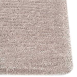 Hand Tufted Loomed Modern Solid Color Silk <b>Thick</b> Plush Cut Pile Rug Rose Gold Cotton Backing PET Friendly High Quality - Product Image 3