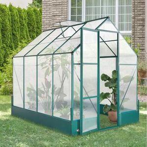 Serra da Giardino in Policarbonato 6x8x7 per Hobby, con Controllo della Temperatura, per Cortile/Esterni - Product Image 3