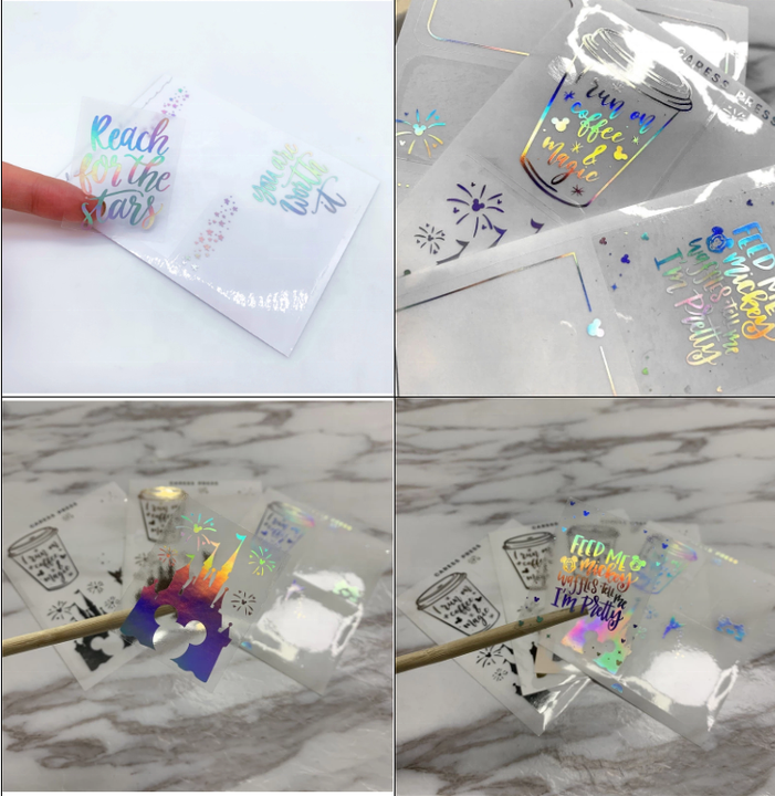 Custom Non Adhesive Prismatic Rainbow Aesthetic Prism Sun Catcher Decal ...