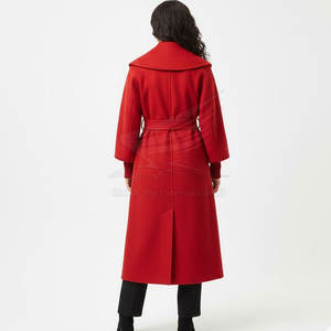 Abrigo Largo de Lona para Mujer, Estilo Casual, Transpirable, con Forro de Lana, para Invierno, Marca Clean Street Fashion - Product Image 2