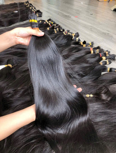 Extensions de cheveux humains vietnamiens 100 % naturels les plus vendues – Produit de beauté époustouflant pour femmes, pointes de cheveux super double drawn - Product Image 6