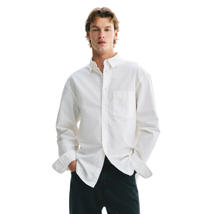 Camisa Oxford Clásica para Hombre, Corte Regular, Manga Larga, Algodón, con Botones, Estilo Casual, para Oficina, Elegante y Cómoda - Product Image 2