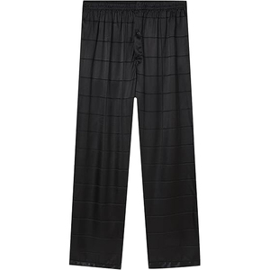 Pyjama léger pour hommes, ensemble short à manches courtes et col rond, taille élastique, doux et respirant, pyjama d'été pour la maison - Product Image 3