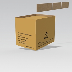 OEM/ODM Custom Eco-Friendly Recycled Materials Charcoal Packaging <b>Box</b> Durable Corrugated Cardboard for Briquette Wood Charcoal - Product Image 4