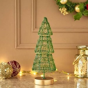 Handmade Iron <b>Christmas</b> <b>Tree</b> Table <b>Top</b> Decoration Premium Festive Display Accent - Product Image 5