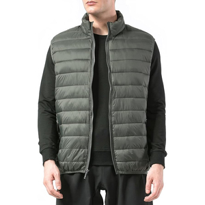 New Arrival Winter Quilted Puffer <b>Vest</b> Soft Interior Green Ultralight Packable Core Warmer Sleeveless <b>Vests</b> - Product Image 1