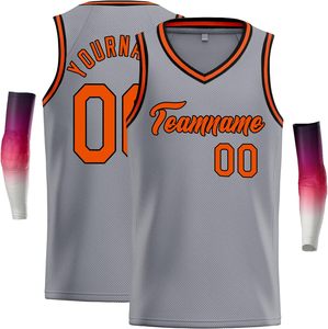 Camiseta de Baloncesto Personalizada con Impresión por Transferencia de Calor, de Secado Rápido, Corte Holgado, con Logotipo, Nombre y Número en la Parte Delantera, para Adultos - Product Image 3