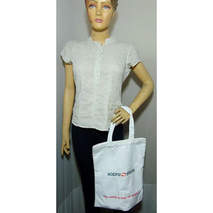 Sac fourre-tout en toile personnalisé avec fermeture Velcro, réutilisable et écologique, imprimé numériquement, avec poignées en coton, vente en gros - Product Image 4