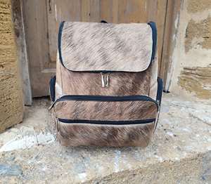 Sac à dos en cuir véritable vintage de qualité supérieure avec fermeture éclair, capacité 20-35L, multifonctionnel pour voyage, ordinateur portable et école - Product Image 4