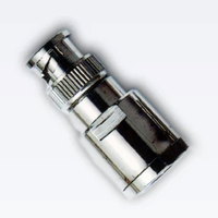Conector de Panel BNC Premium con Recubrimiento en Polvo para CCTV, DVR, Audio, Video, RF, Adaptador de Montaje