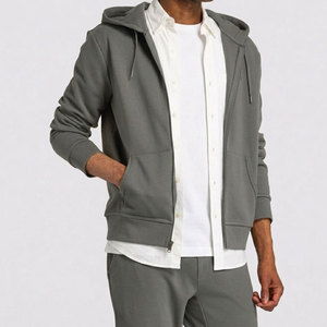 Sweat à capuche zippé pour homme très demandé, en molleton doux et mélange de coton, idéal pour le style décontracté, la mode urbaine et le confort quotidien - Product Image 4