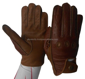 Gants de conduite en cuir tendance, à doigts complets, antidérapants, respirants, légers, séchage rapide, unisexe, toutes saisons, Pakistan - Product Image 6