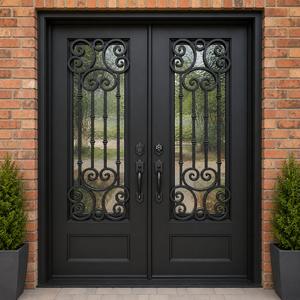 Puertas de Acero de Primera Calidad para el Hogar: Estilos de Puertas de Hierro Forjado Seguras y Entradas de Seguridad de Acero Ornamental Diseñadas con una Perfección Absoluta - Product Image 1