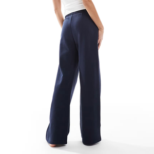 Women Flare <b>Joggers</b> Sweatpants Solid Color Elastic Waist Washed Regular Fitness Winter Pants High Quality Casual Comfortable - Product Image 2