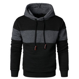 Sweat-shirts à capuche pour hommes en polyester/coton écologique doublés de polaire, 280g, séchage rapide, tendances classiques, super pour l'hiver - Product Image 1