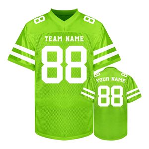 Fabricant de maillots de football américain en gros, mélange polyester-spandex, logo personnalisé, design sur mesure, broderie - Product Image 1
