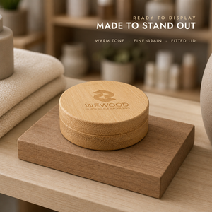 Custom <b>Bamboo</b> <b>Wooden</b> Round Box with Lid | Eco-Friendly Soap Gift <b>Packaging</b> OEM ODM - Product Image 2