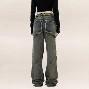 Women Wide Leg Pants High <b>Waist</b> Baggy Loose Fit Casual Trousers Soft Fabric Street Style Modern Fashion Comfortable Everyday - Product Image 6
