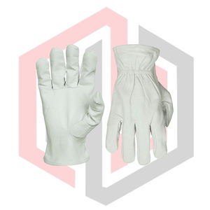 Gants de travail de sécurité en peau de chèvre, type opérateur, confortables, résistants à la chaleur, respirants, antistatiques, longueur personnalisable - Product Image 4