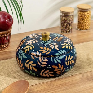 Caja de Almacenamiento de Madera con Revestimiento de Esmalte Pulido, Aislante, Antiadherente, Ecológica, Diseño Minimalista, Hecha a Mano, 22 cm - Product Image 4