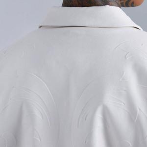 Chaqueta de Invierno Estilo Bomber para Hombre, de Alta Calidad, Personalizada con Letras Bordadas, Chaqueta Varsity de Cuero Genuino, Estilo Hip Hop, Venta al Por Mayor - Product Image 5