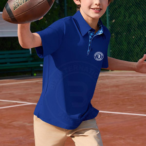 Ropa Deportiva para Exteriores, Camisetas de Polo de Golf para Jóvenes, Camisetas de Golf con Logotipo Personalizado para Niños, Ropa de Equipo para Clubes Juveniles, Tejido de Alto Rendimiento - Product Image 6