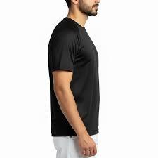 T-shirt en coton à manches courtes pour homme, col rond, couleur unie, style décontracté ample, vente chaude, taille européenne - Product Image 2