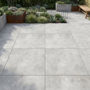 Cementino Ash 20mm Full Body Porcelain Pavers 600x900mm Heavy Duty Outdoor Ceramic Floor Tiles - Product Image 2