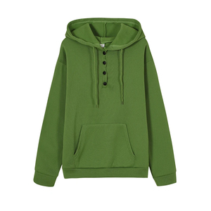 Sudadera con capucha holgada informal de manga larga para mujer, estilo europeo, con cordón y bolsillos, de alta calidad. - Product Image 2