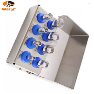 Kit de 8 pièces de trephines dentaires en acier inoxydable, ensemble d'instruments chirurgicaux manuels avec porte-fraise pour greffe d'os, implantation et chirurgie orale - Product Image 4
