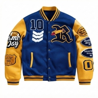 Veste de baseball personnalisée pour homme, veste varsity, veste bomber streetwear en gros avec broderie de logo personnalisé