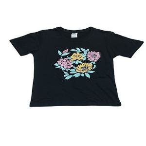 Oem femmes t-shirt tricoté 100% coton dames personnalisé imprimé 100% coton doux t-shirt oem vêtements pour femmes - Product Image 1