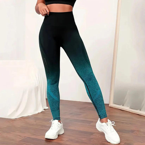 Leggings personnalisés taille haute pour femmes, unis, haute performance, pour le sport et le yoga, avec taille élastique - Product Image 4