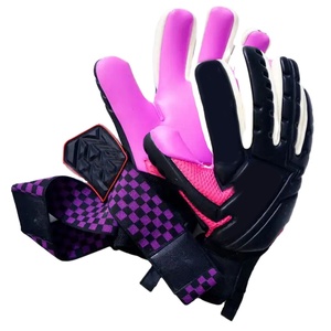 2024 arrivée meilleur fabricant en gros Logo personnalisé couleur Design respirant unisexe gardien de but gants de Football de haute qualité - Product Image 1