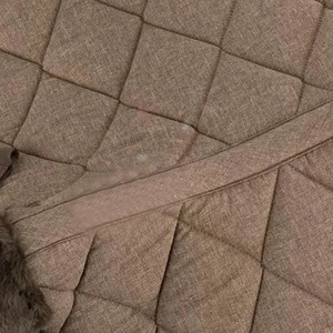 BRAND ZONE1995 Tapis de selle classique personnalisé en coton satiné avec doublure en maille, durable et confortable pour l'équitation et le saut d'obstacles - Product Image 2