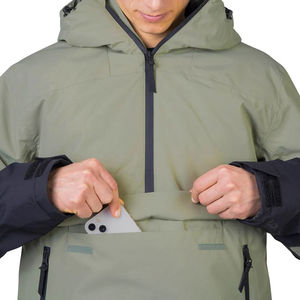 Veste coupe-vent à capuche pour homme, hiver, logo sur le devant, imperméable, légère, moderne, décontractée, vêtements de sport - Product Image 4