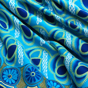 Tissu imprimé wax pour Kaftan Abaya des Émirats Arabes Unis, satin doux, imprimé numérique, broderie, pour les acheteurs de textiles de mode modeste - Product Image 4