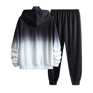 Conjunto Deportivo para Hombre, Talla Grande, de Secado Rápido, Chaqueta con Capucha y Pantalones Deportivos, Transpirable, 100% Poliéster, Ropa Deportiva - Product Image 2